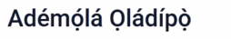 Adémọ́lá Ọládípọ̀